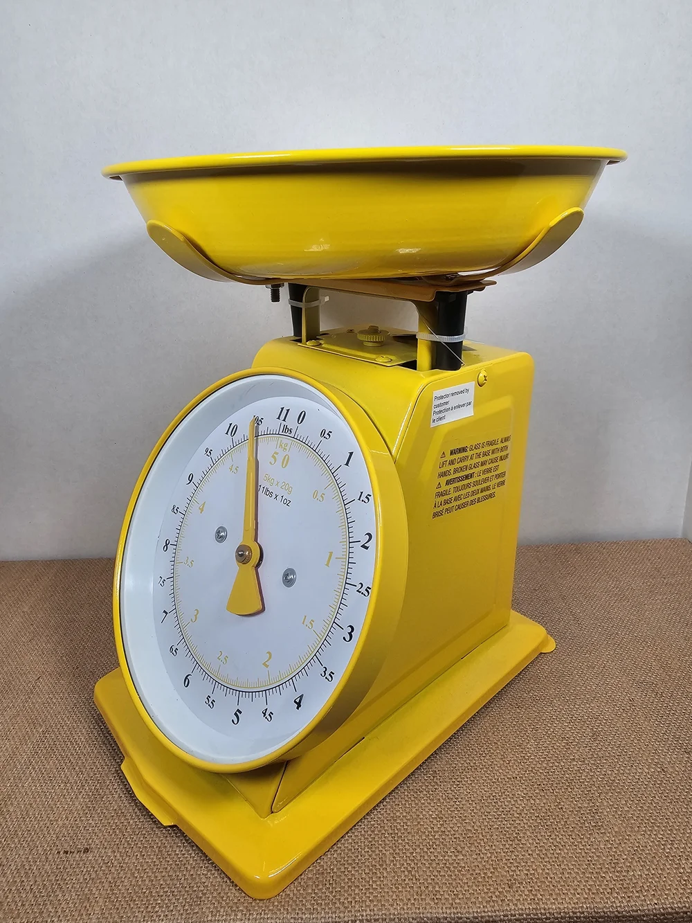 Ashland Yellow Retro Kitchen Scale